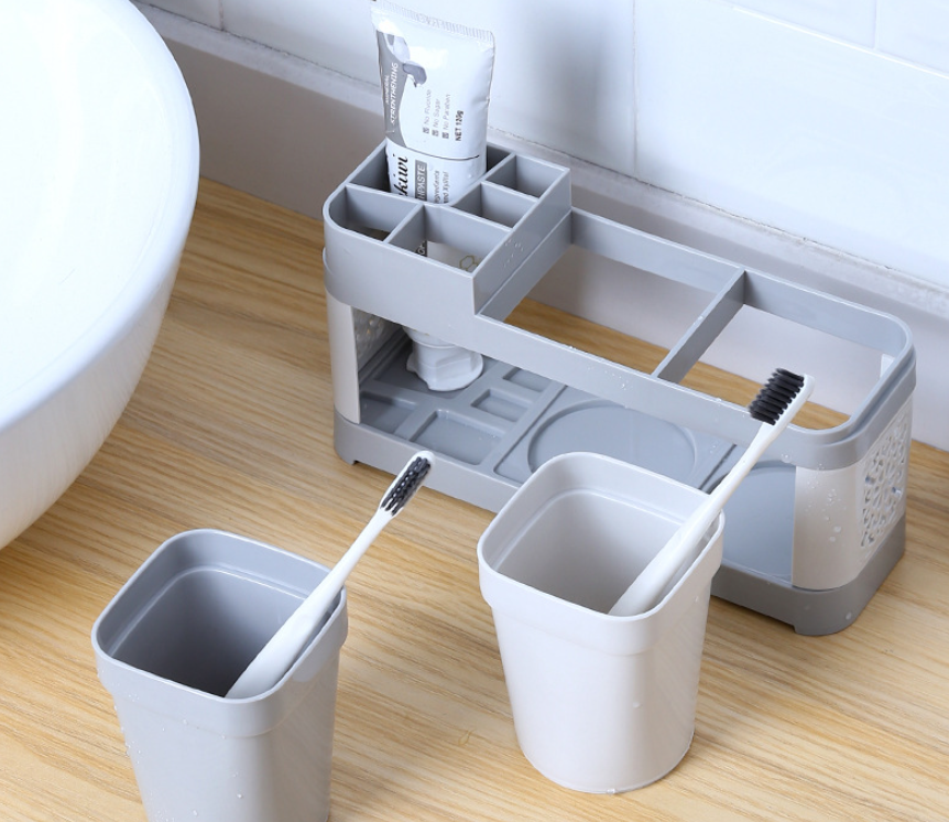 Mouthwash Cup Holder Set