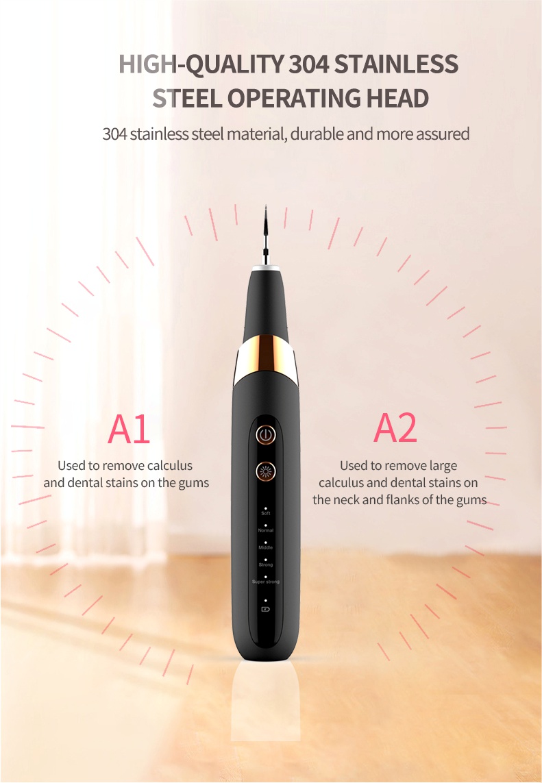 Ultrasonic Yellow Tooth Cleaning Device 4