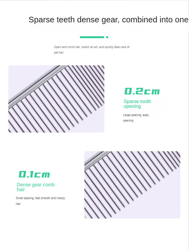 Stainless Steel Pet Comb