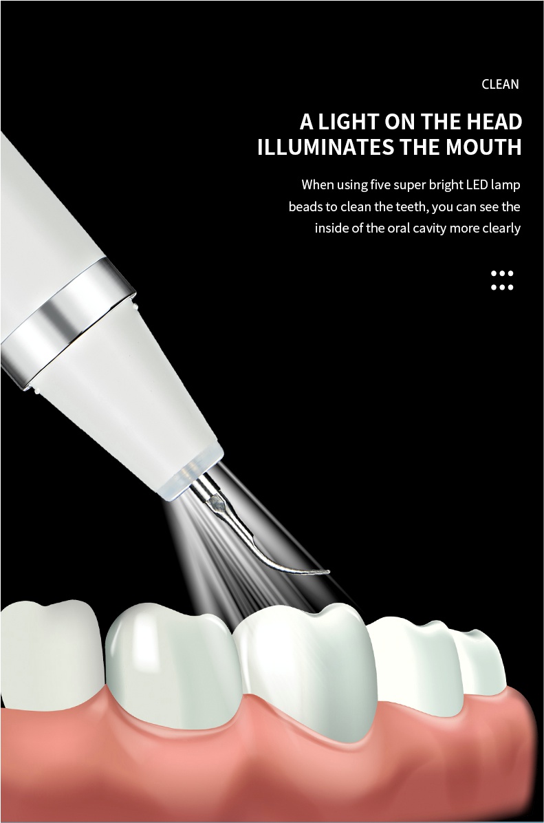 Ultrasonic Yellow Tooth Cleaning Device 5