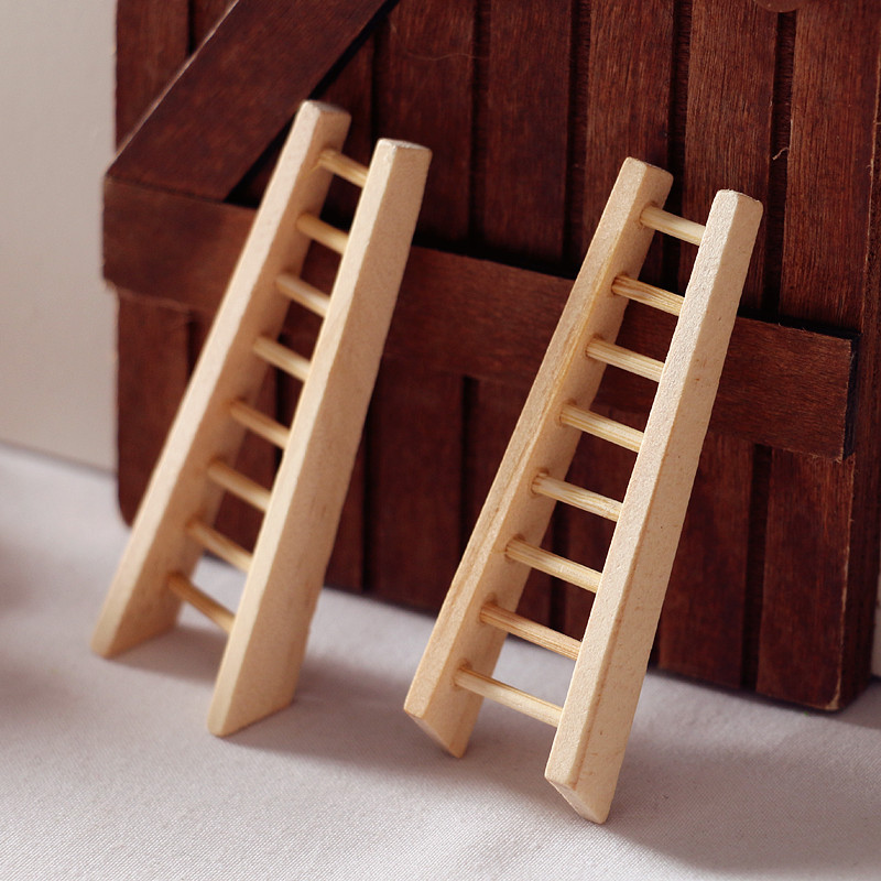 Mini Wooden Small Stairs Image 3