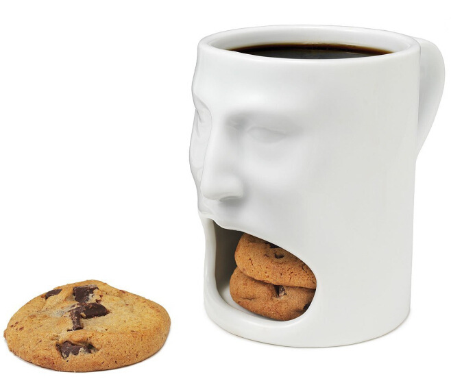 Mug with Biscuit Holder Tray