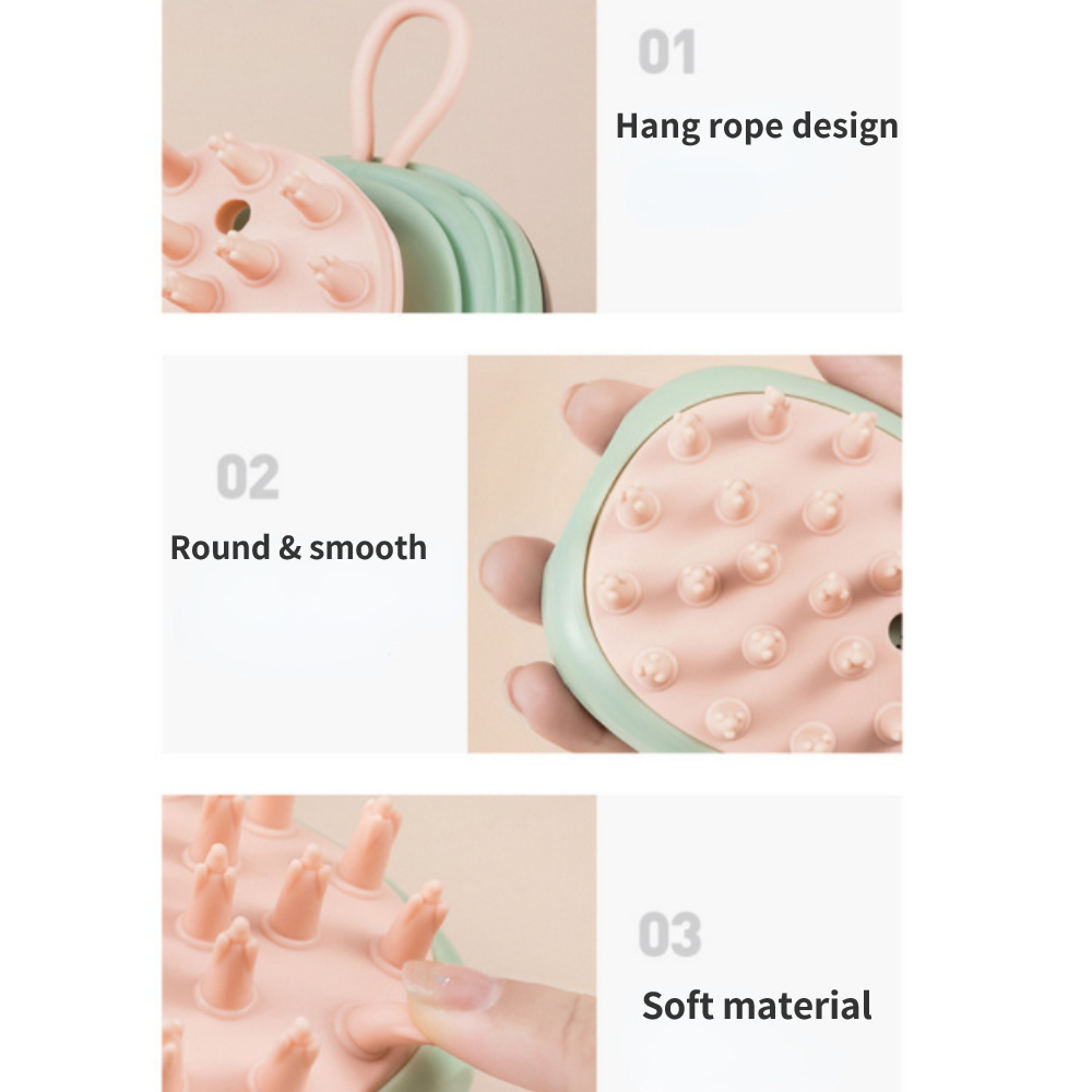 Liquid Shampoo Brush Features