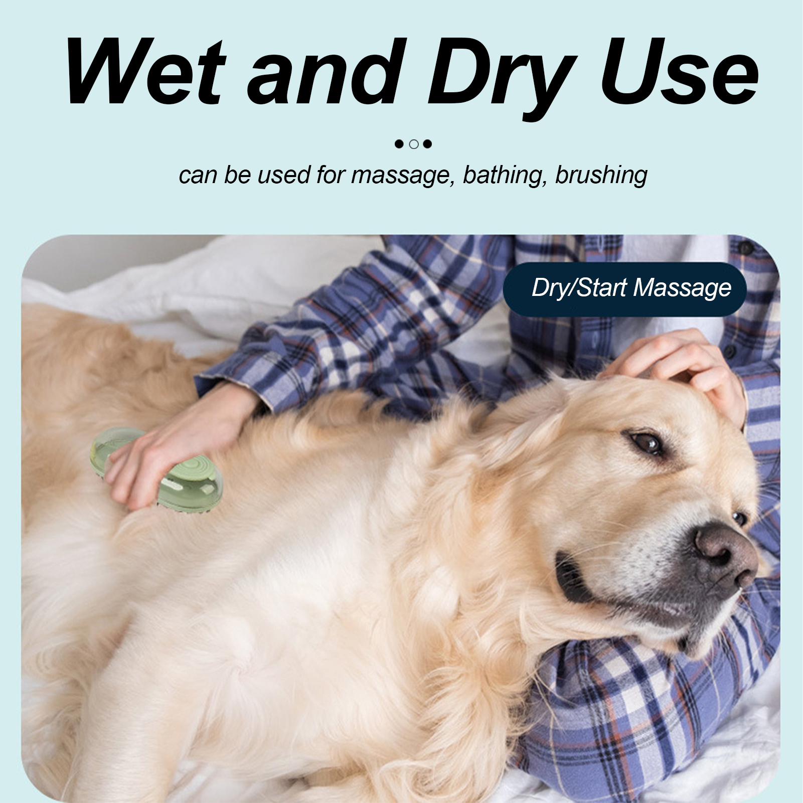 Dog Bath Brush - Functional Design