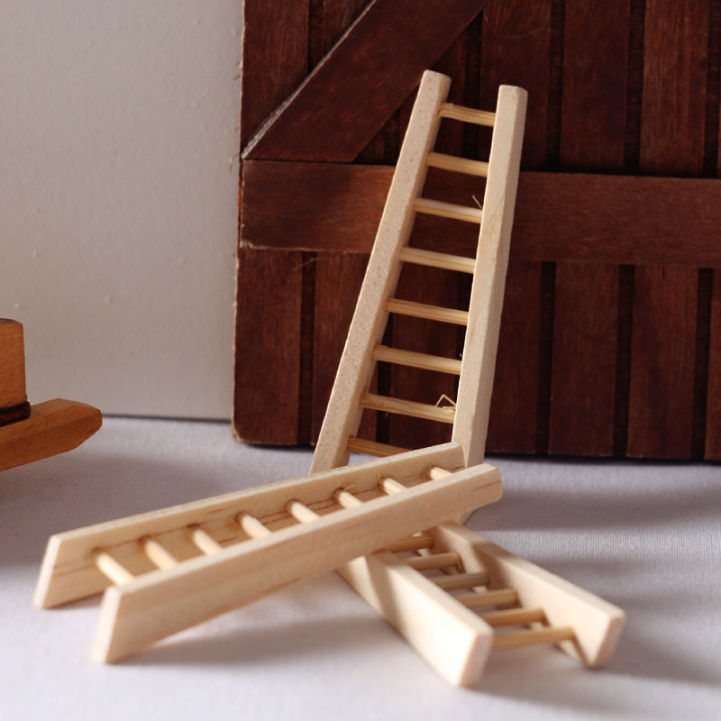 Mini Wooden Small Stairs Image 1