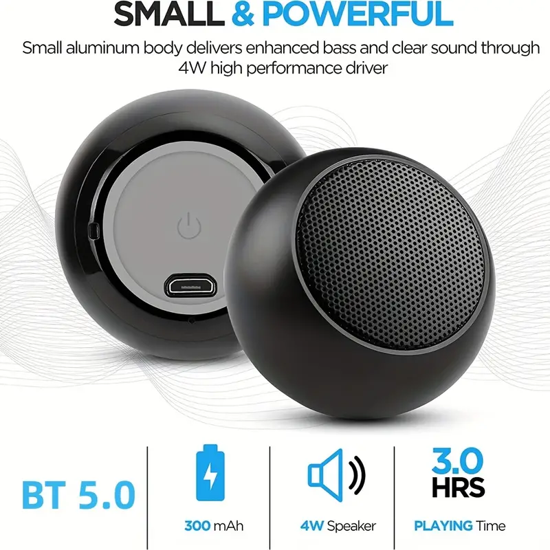 Mini Portable BT 5.0 Speaker Image 4