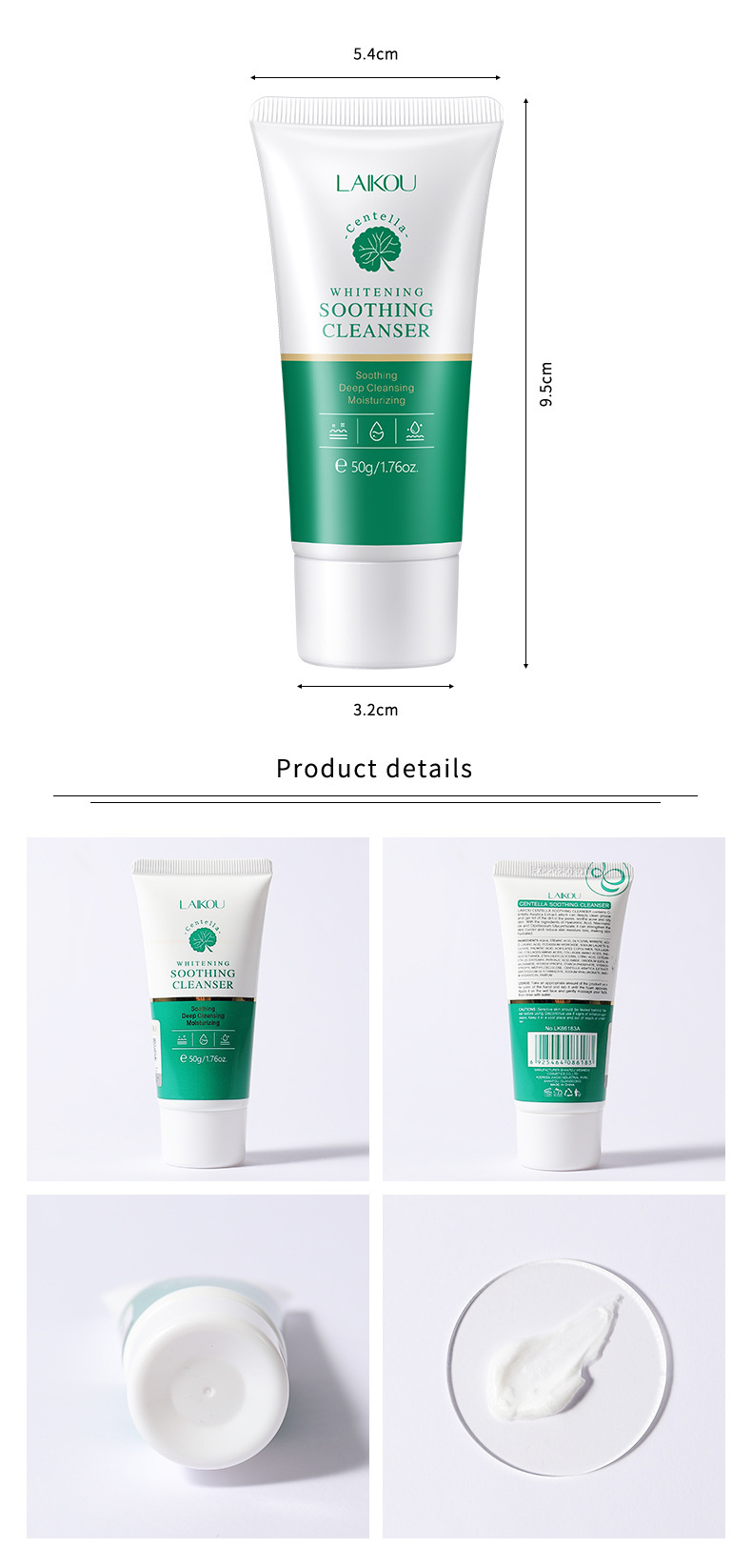 Limpador Facial Centella Asiatica Imagem 1