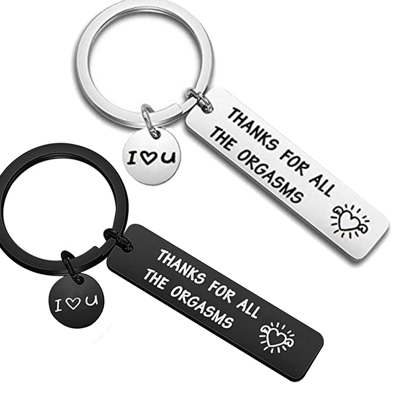 Stainless Steel Car Keychain Image 2