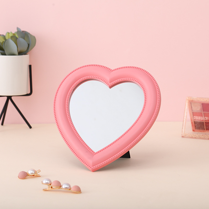 Beautiful heart-shaped mirror