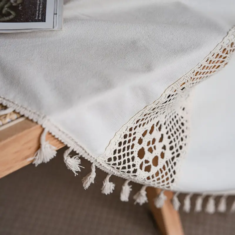 Boho Linen Semi Blackout Curtains