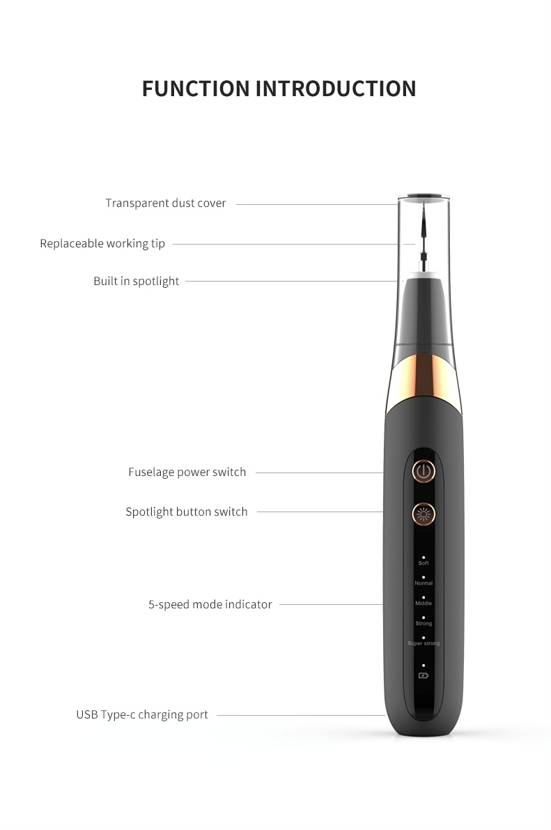 Ultrasonic Yellow Tooth Cleaning Device 7