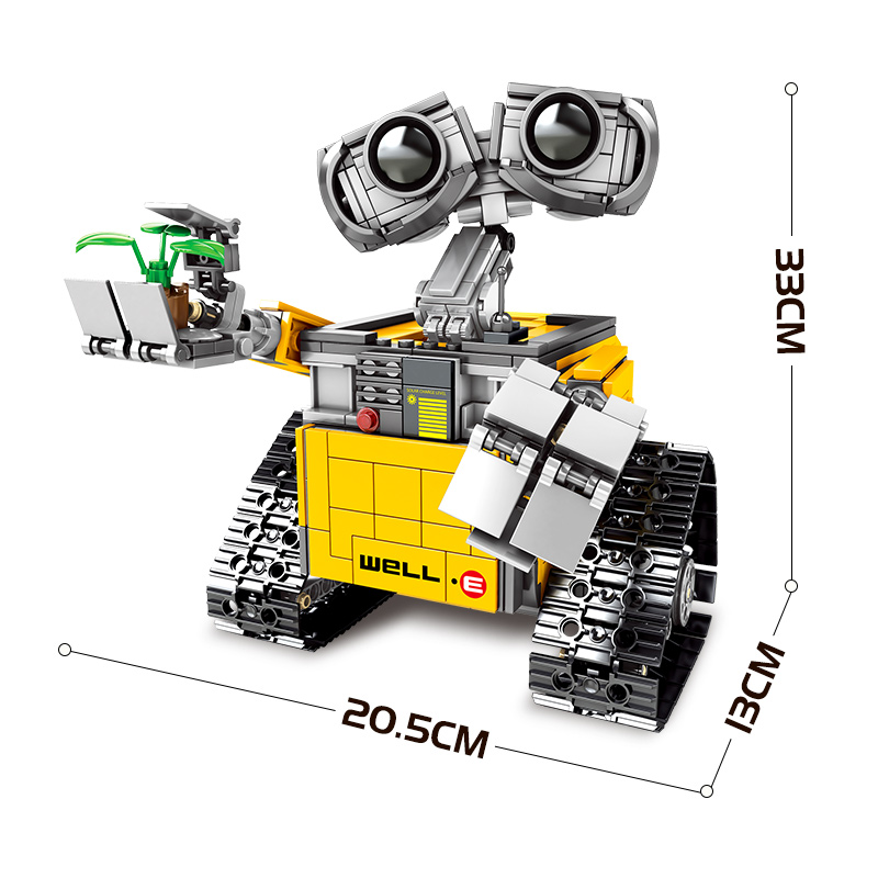 Wally Robot Building Blocks Image 4