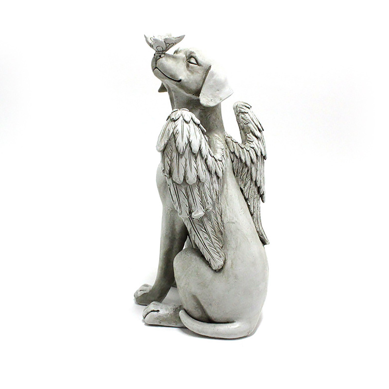 Angel Dog Butterfly Puppy Statue