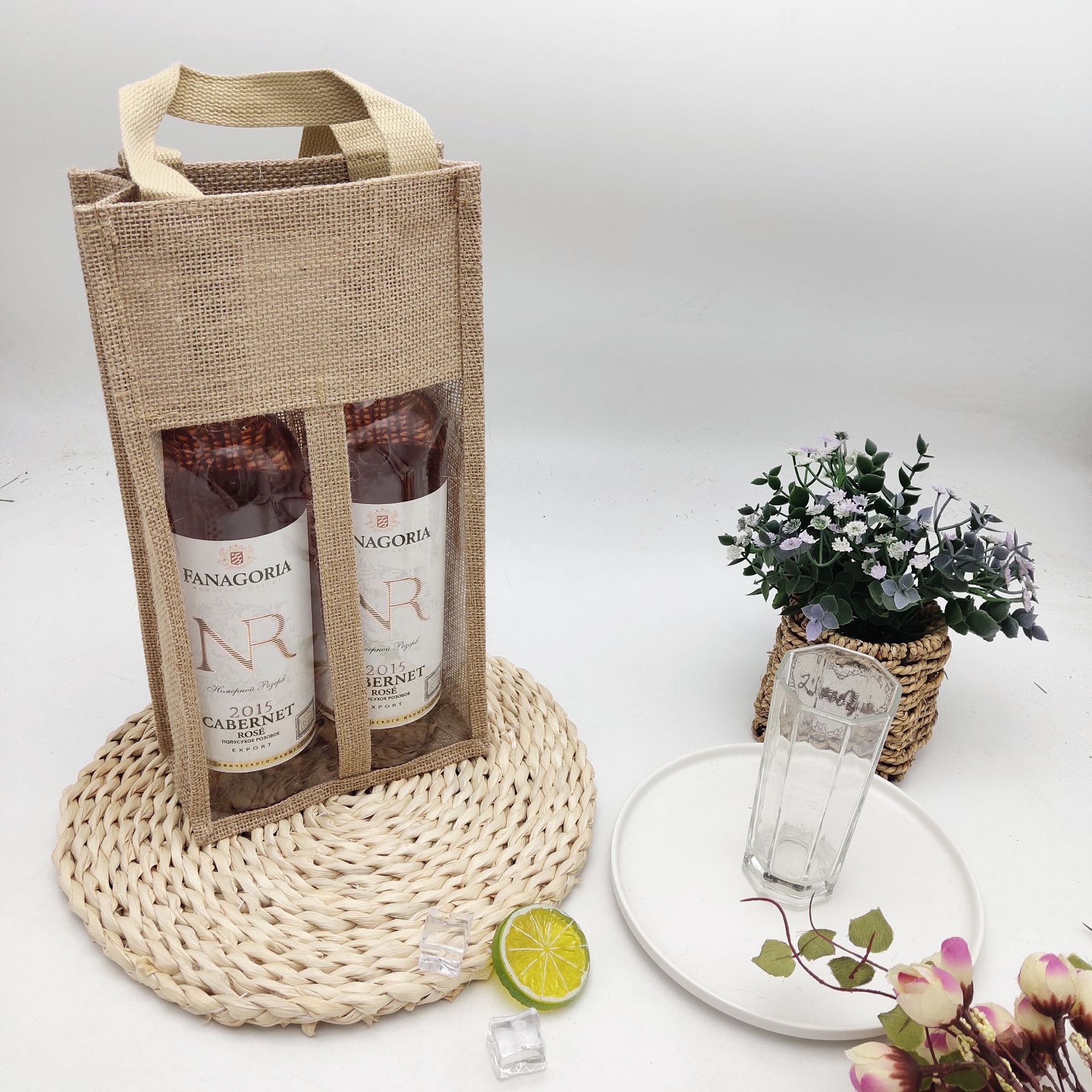 Eco-friendly Wine Tote Bag