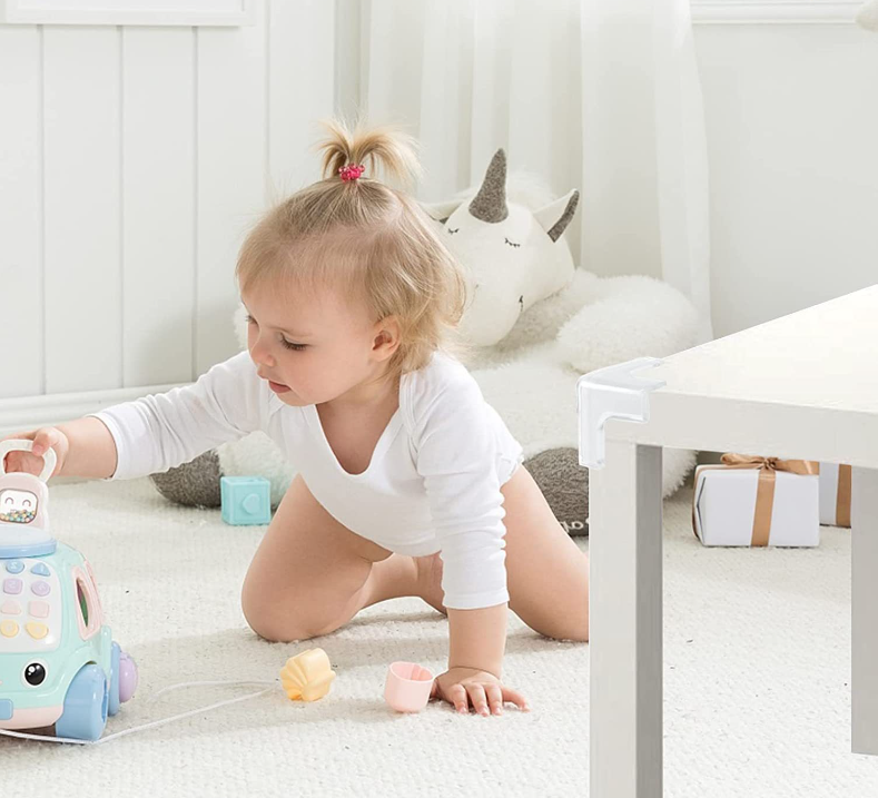 Baby Safety Silicone Protector Table Corner Edge Protection Cover - L Type