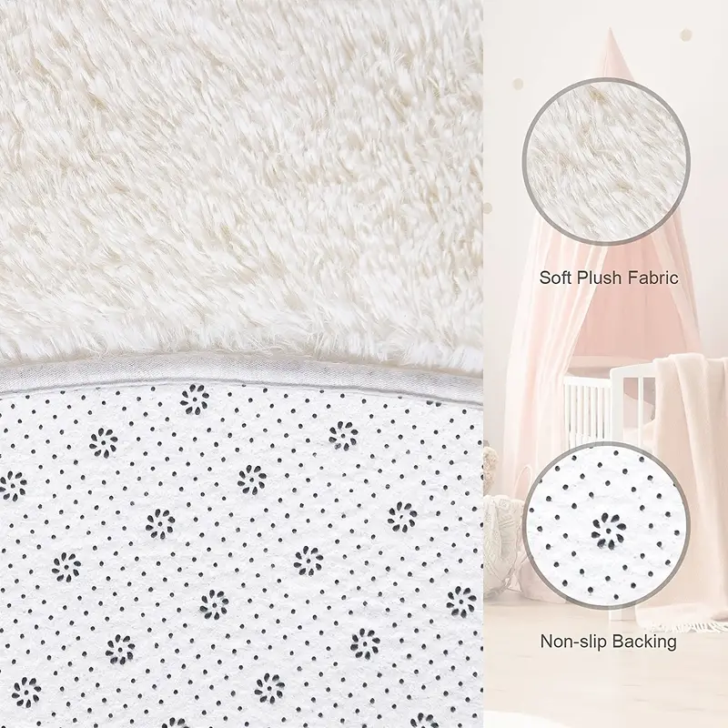 Hand washable shaggy rug