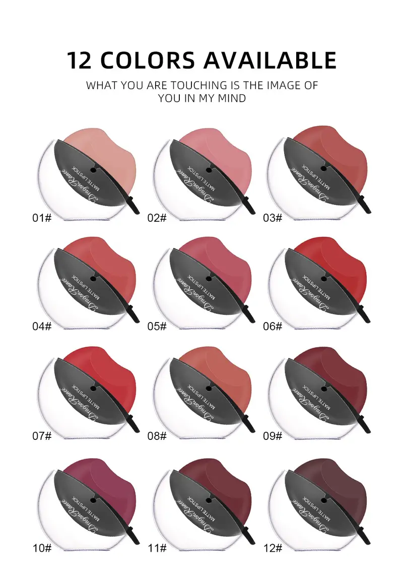 batom preguiçoso batom fosco de beleza à prova d'água lábio de longa duração batom líquido fosco brilho labial detalhes 1