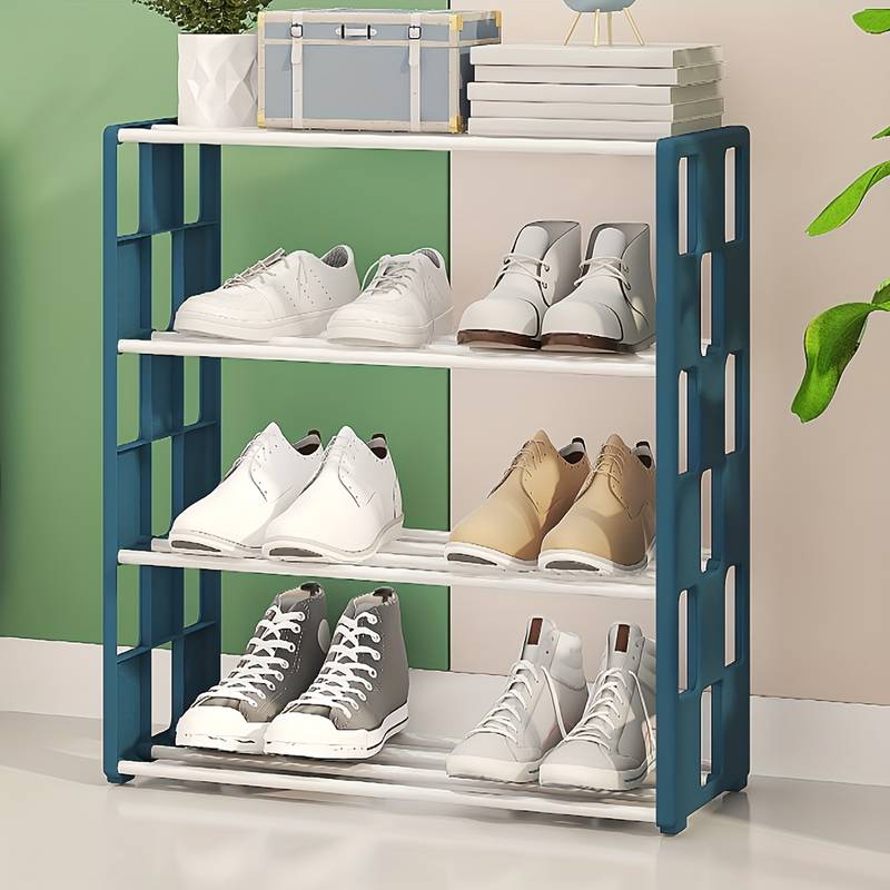 1pc Multi-layer Simple Shoes Rack, Household Dormitory Shoe Rack, Assembly Shoe Rack, Shoe Storage Organizer For Door, Entryway details 1