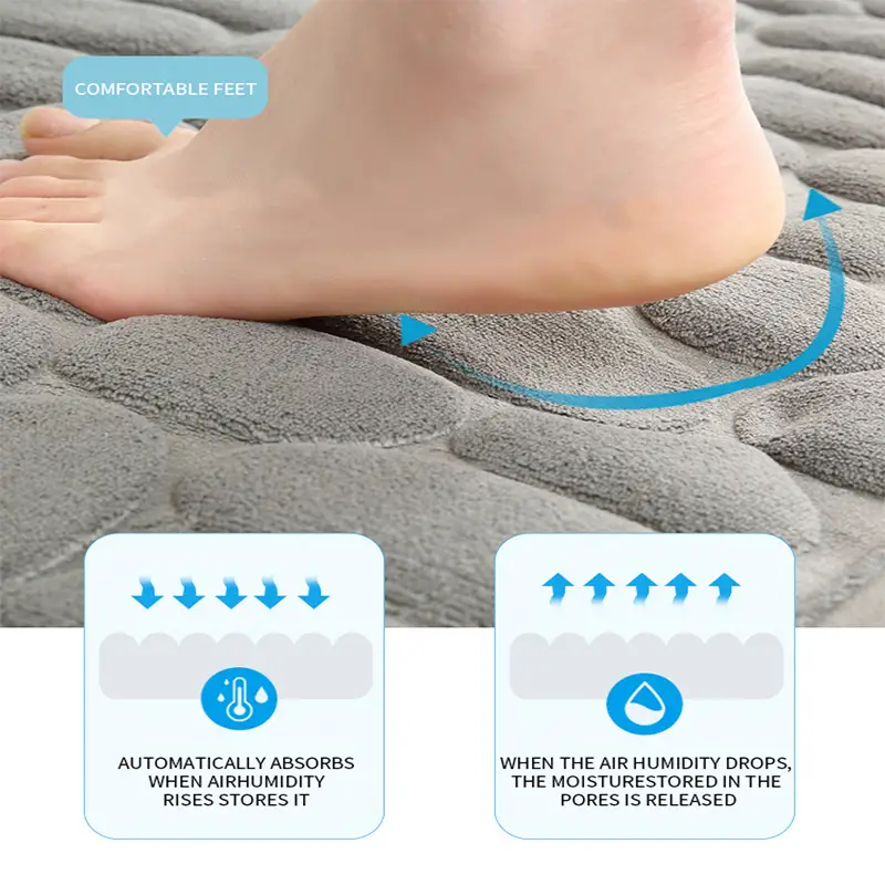 Memory Foam Bath Mat in different colors
