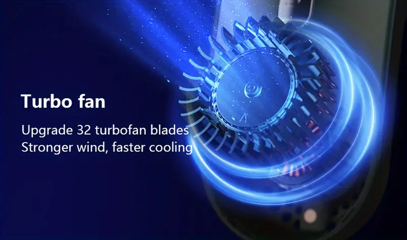 1 pacote de ventilador sem lâmina de pescoço pendurado, pequeno ventilador USB para esportes ao ar livre, bateria de grande capacidade, ângulo ajustável, 4 motores, tração frontal e traseira, detalhes do ventilador pequeno e silencioso 5