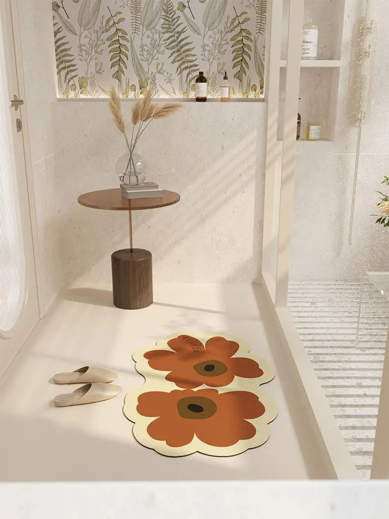 Flower Shaped Floor Mat - Detail 1
