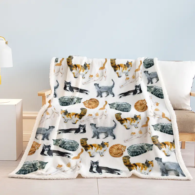 Cat Pattern Blanket
