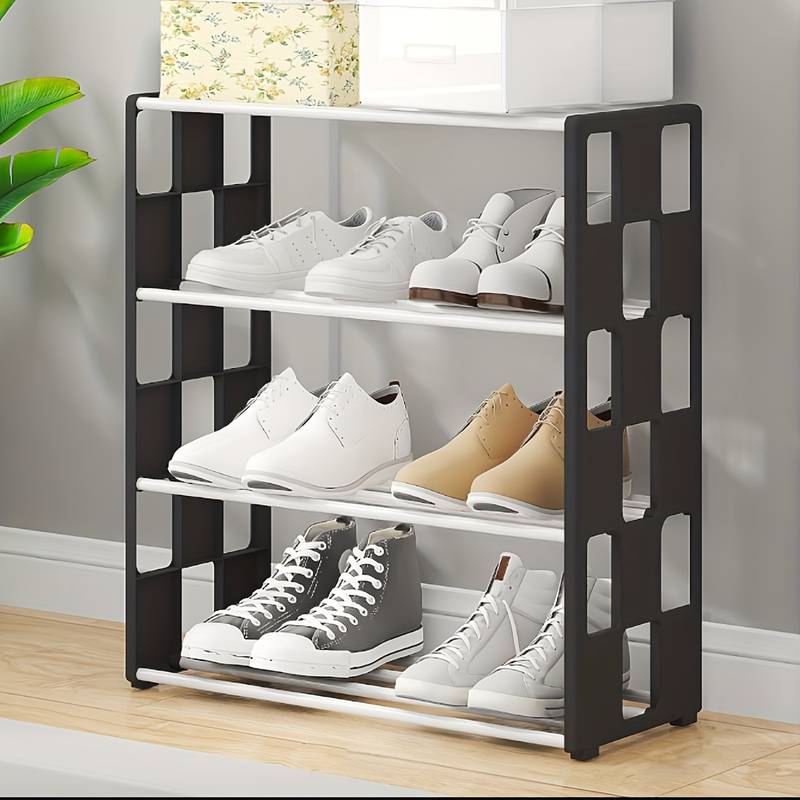 1pc Multi-layer Simple Shoes Rack, Household Dormitory Shoe Rack, Assembly Shoe Rack, Shoe Storage Organizer For Door, Entryway details 3