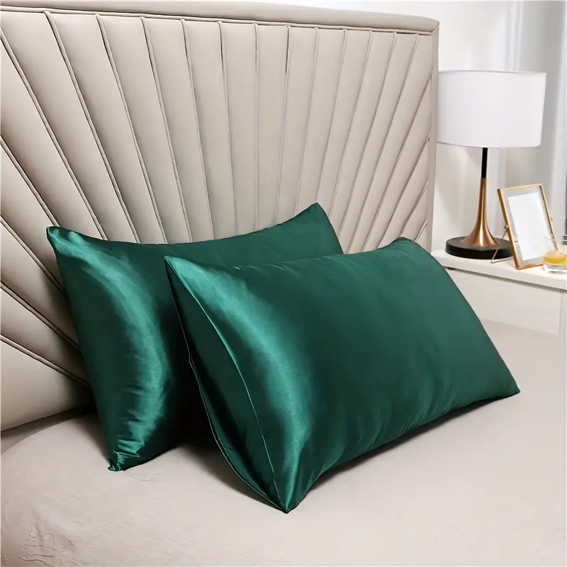 Light Gray Satin Pillowcase