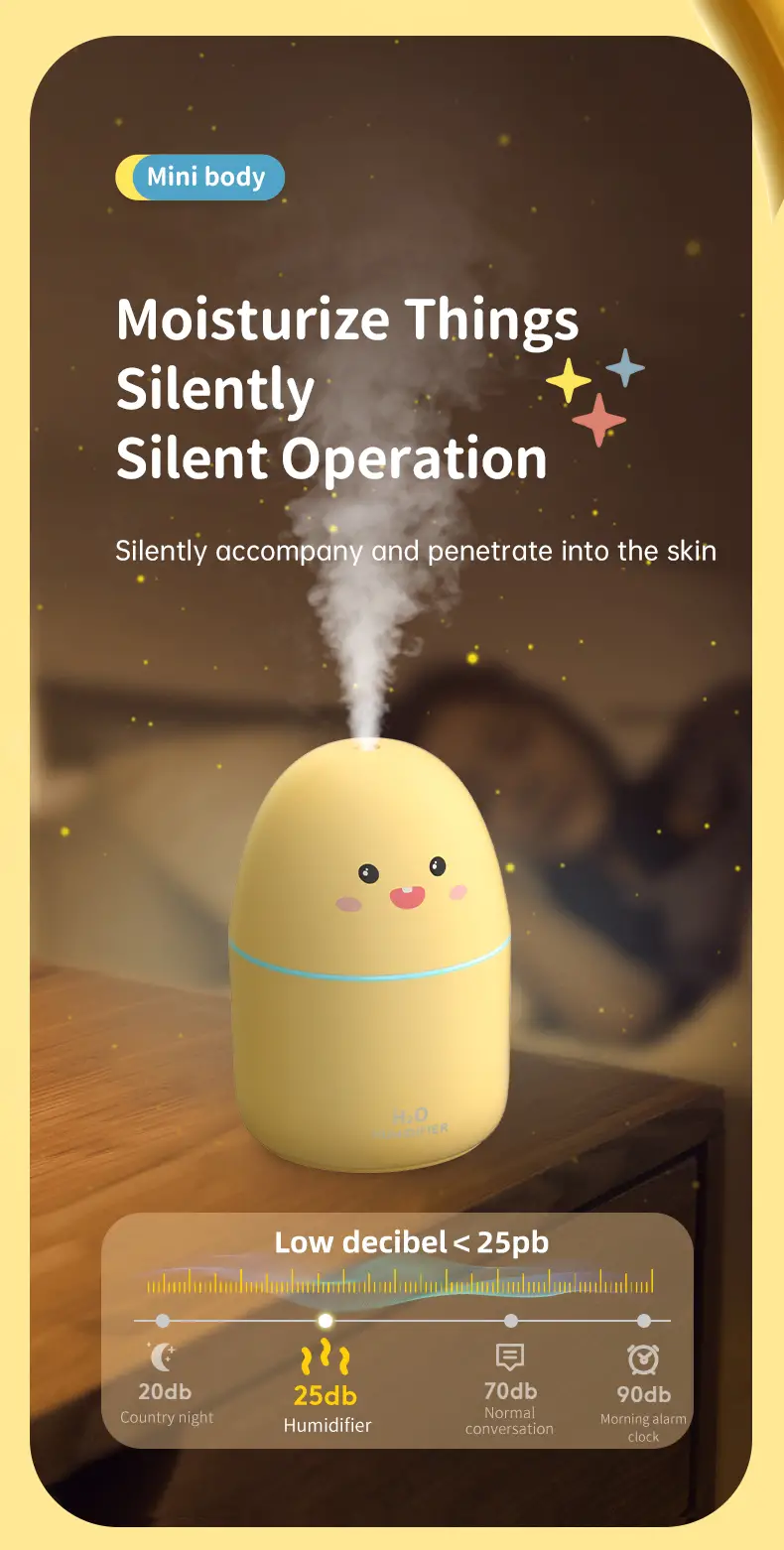 Cute Avocado Shaped Humidifier 5