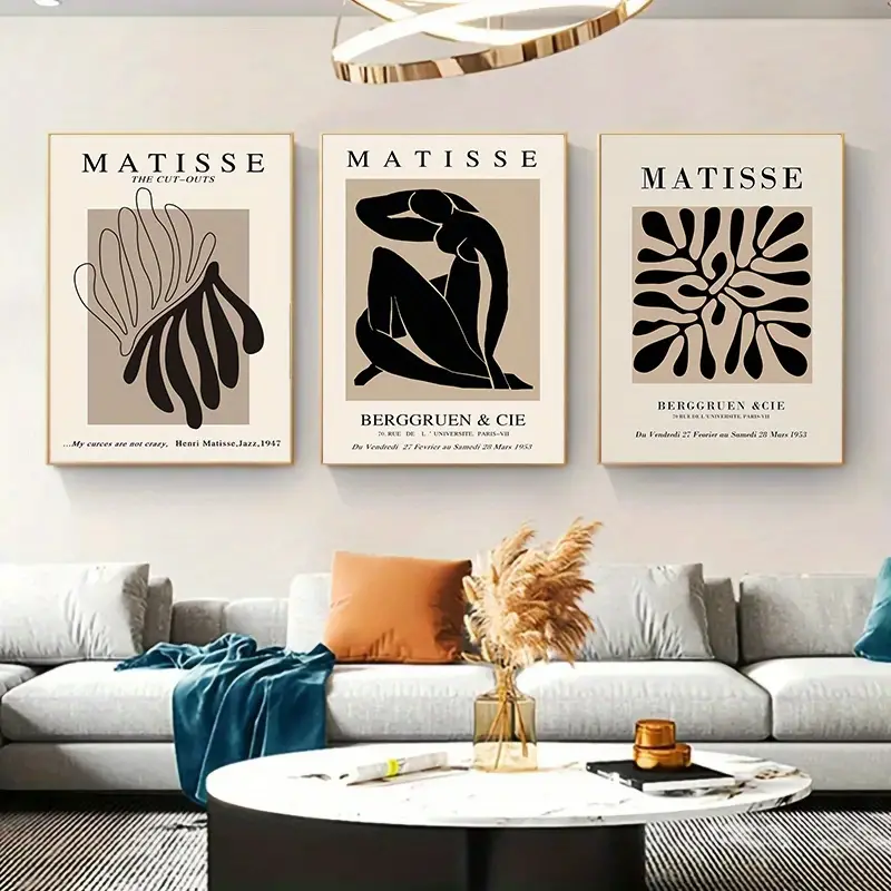 Abstract Matisse Body Line Poster 1