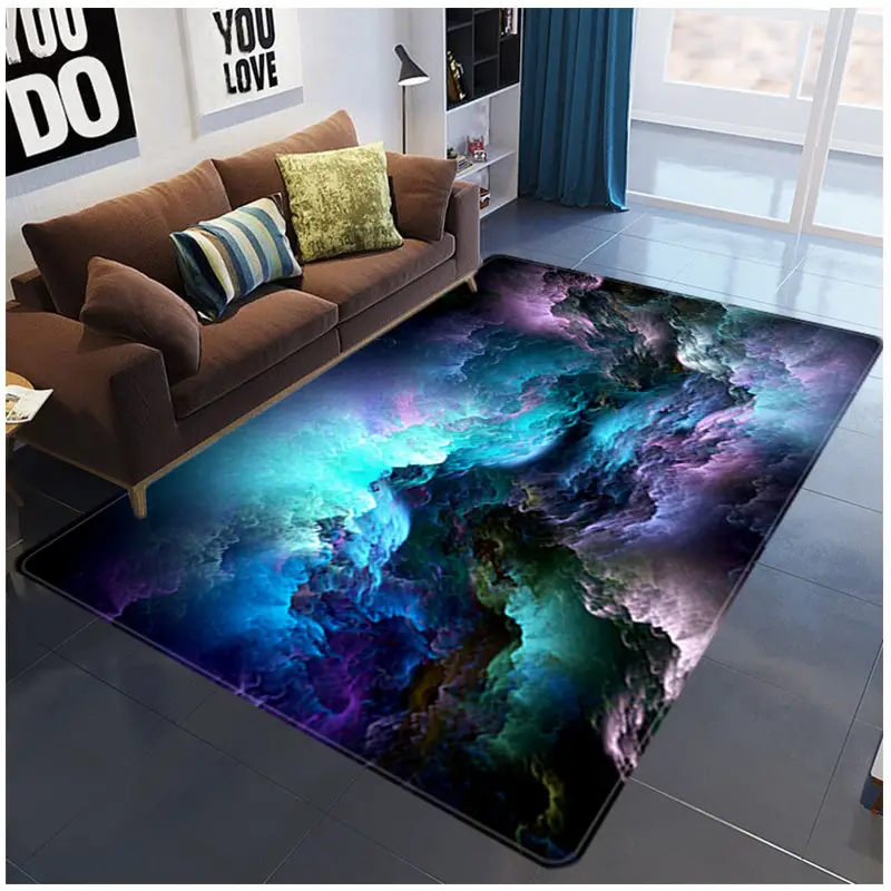 Galaxy Space Star Rug - Image 1