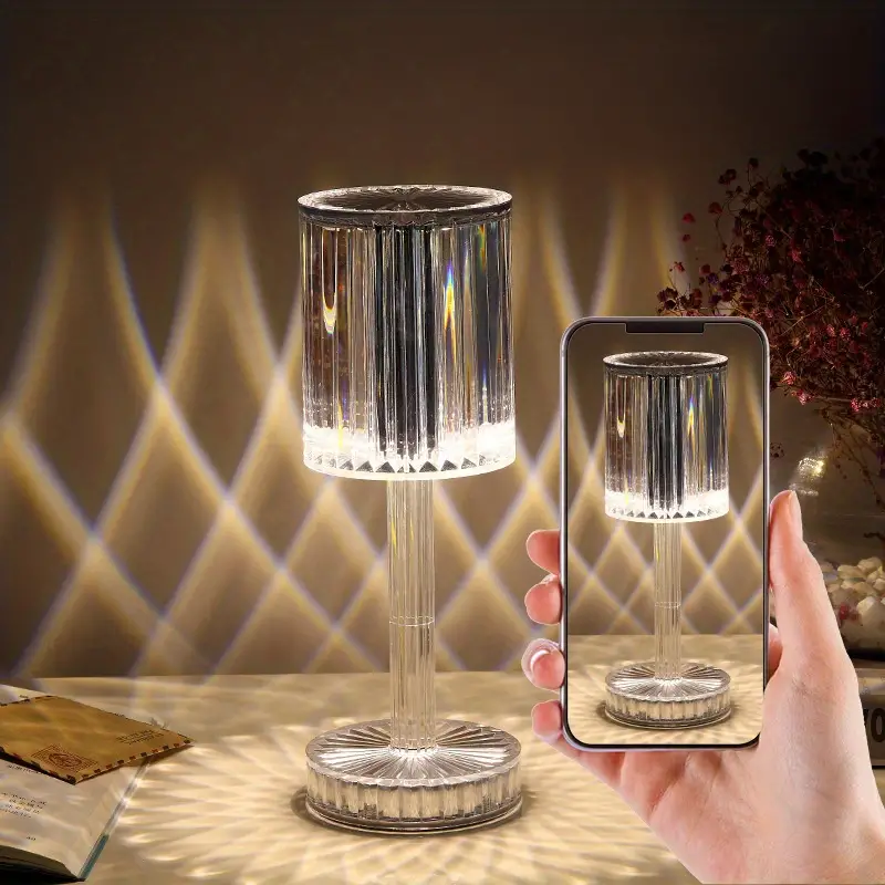 Gatsby Crystal Table Lamp in Use