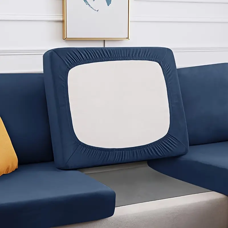 Soft velvet cushion slipcover