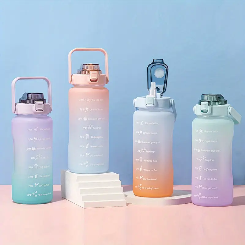Time Markings Water Bottle