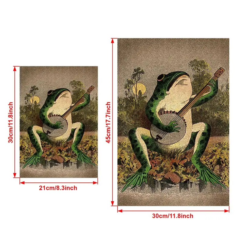 Banjo Frog Canvas Print