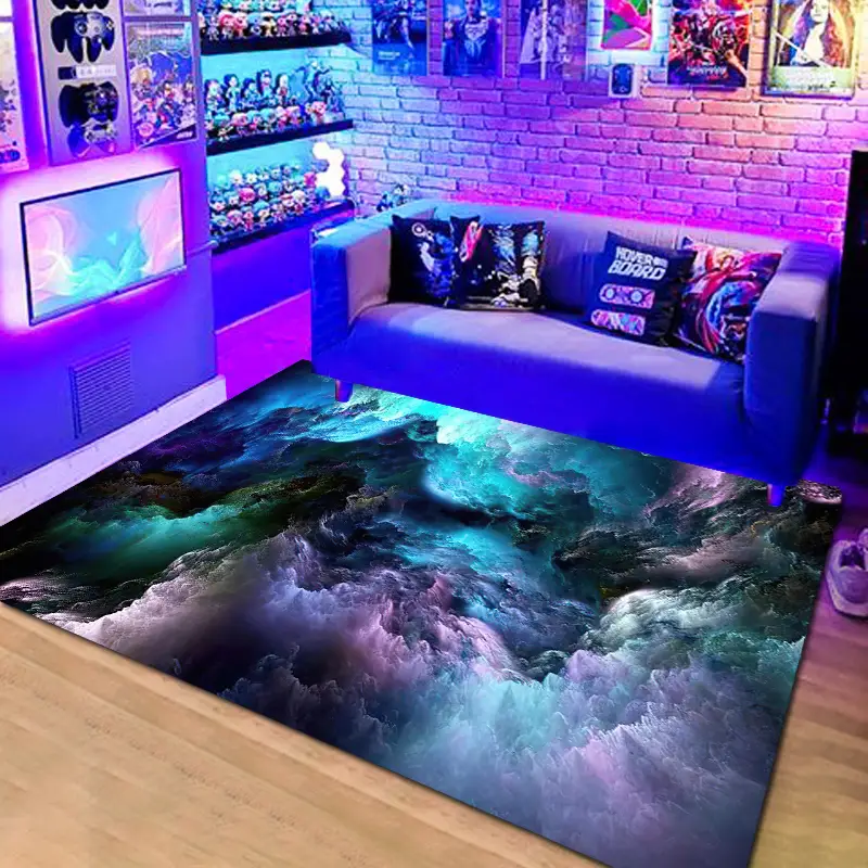 Galaxy Space Star Rug - Image 4