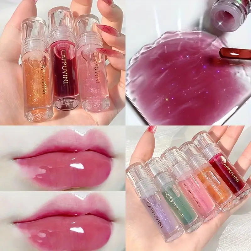 Cappuvini Shiny Crystal Jelly Lip Gloss