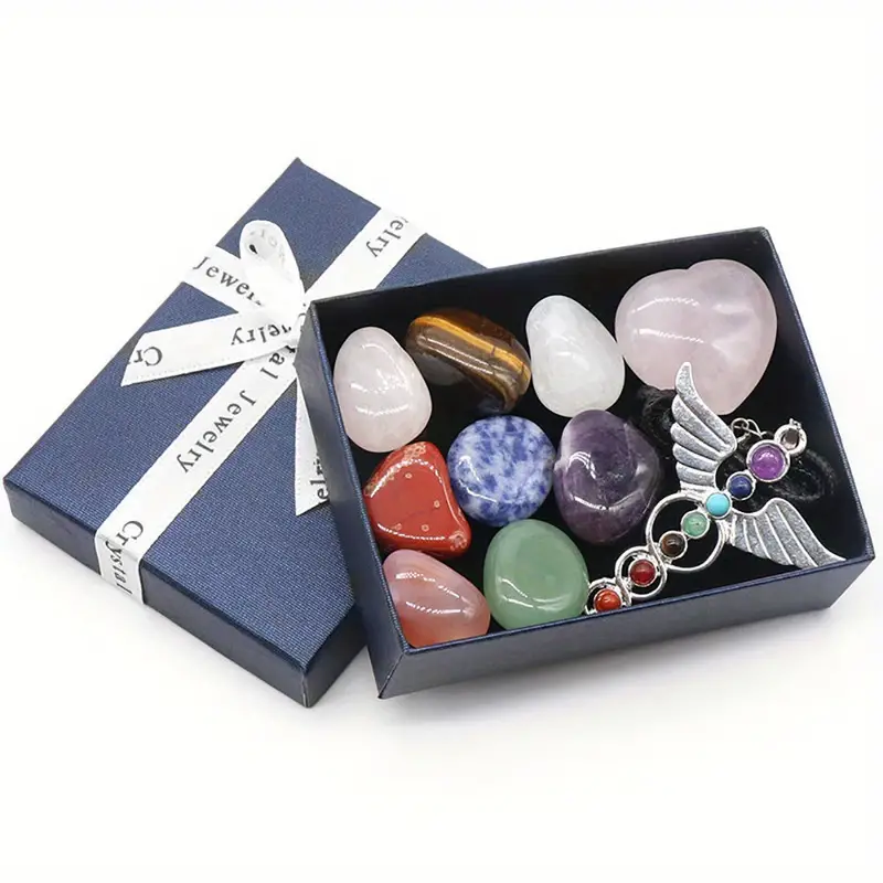 Energy Healing Crystals Set Gift With Box