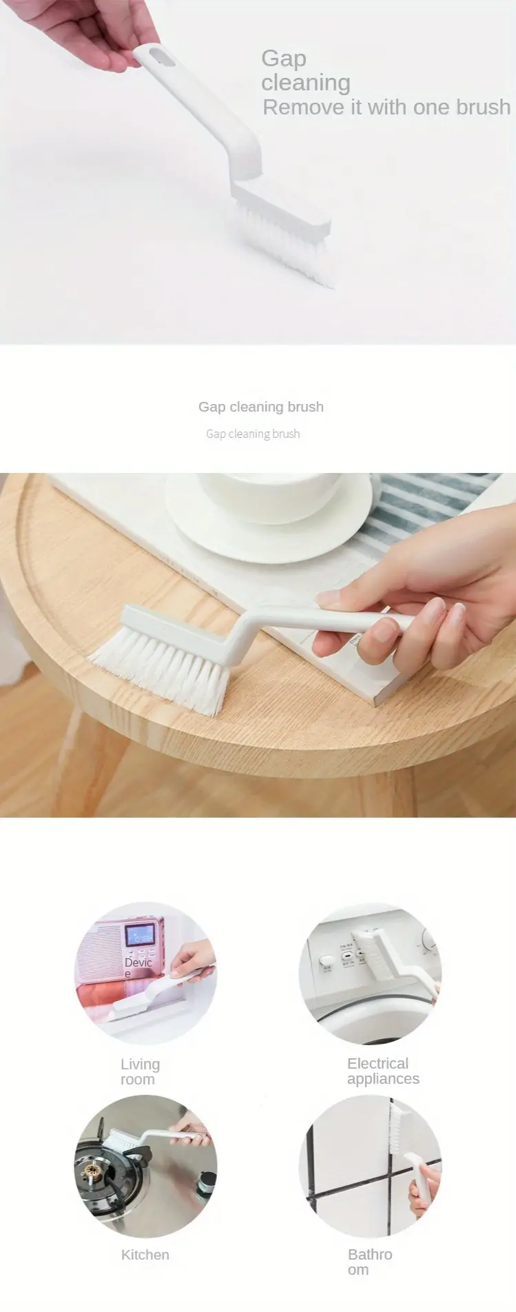 Bending Design for Easy Cleaning