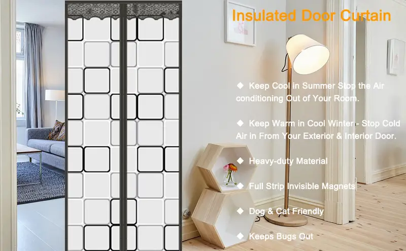 Magnetic Door Curtain Image 1