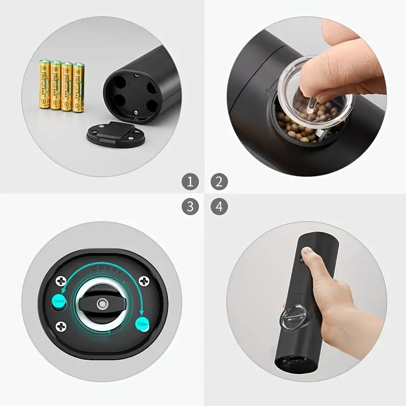 Battery Powered Salt and Pepper Grinder